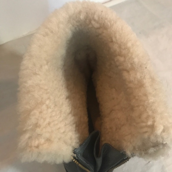 “ZADIG & VOLTAIRE” TEDDY Leather Ankle Boots. - Picture 10 of 16